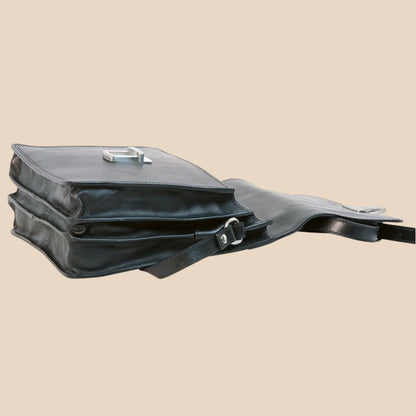 Leather Crossbody Satchel Bag - Image 26 | Bufalo d'Oro