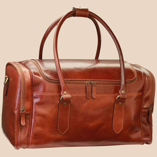 Arno Leather Travel Bag - Image 1 | Bufalo d'Oro