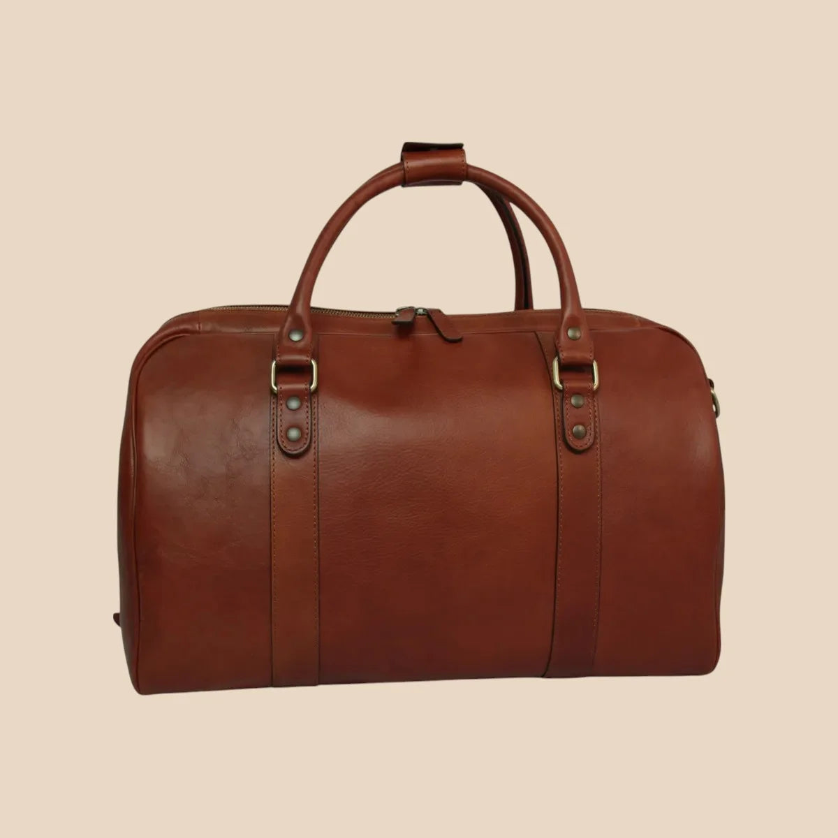 Full-Grain Leather Travel Bag - Image 9 | Bufalo d'Oro