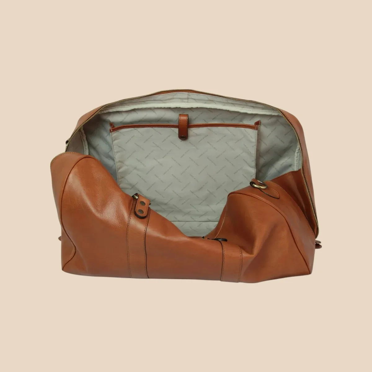 Large Full-Grain Leather Travel Bag - Image 31 | Bufalo d'Oro