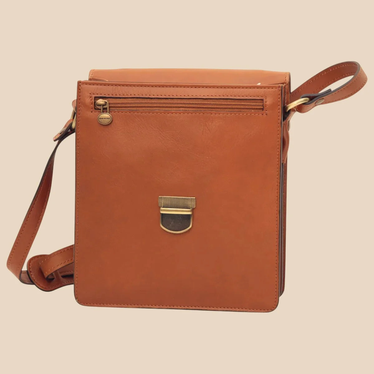 Classica II Leather Satchel - Image 9 | Bufalo d'Oro