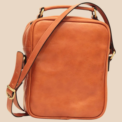 Leather Shoulder Bag With Front Pocket - Image 2 | Bufalo d'Oro