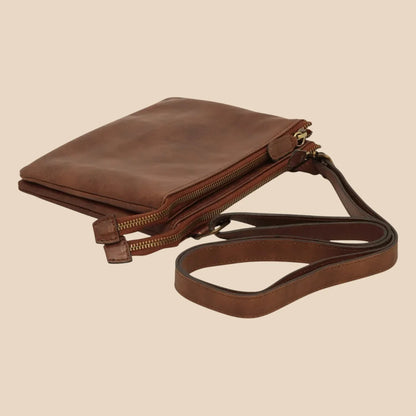 Full-Grain Calfskin Shoulder Bag - Image 11 | Bufalo d'Oro