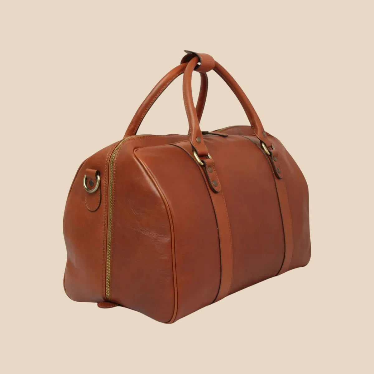 Full-Grain Leather Travel Bag - Image 3 | Bufalo d'Oro