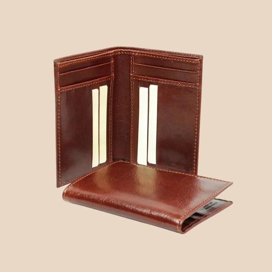Leather Card Holder With RFID - Image 1 | Bufalo d'Oro