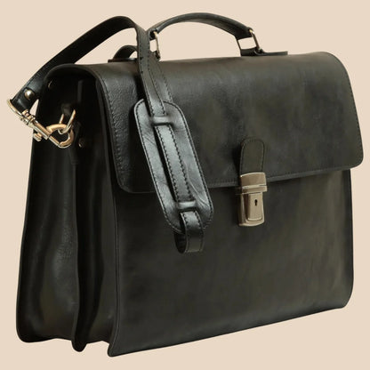 Leather Laptop Briefcase - Image 7 | Bufalo d'Oro