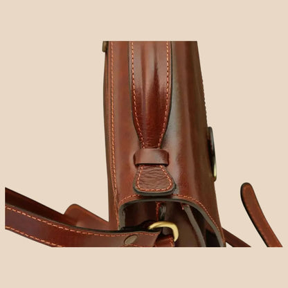 Classica II Leather Satchel - Image 10 | Bufalo d'Oro