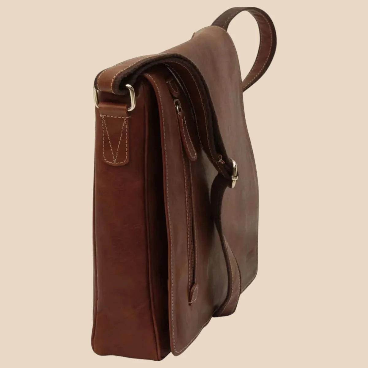 Lightweight Messenger Bag - Image 4 | Bufalo d'Oro