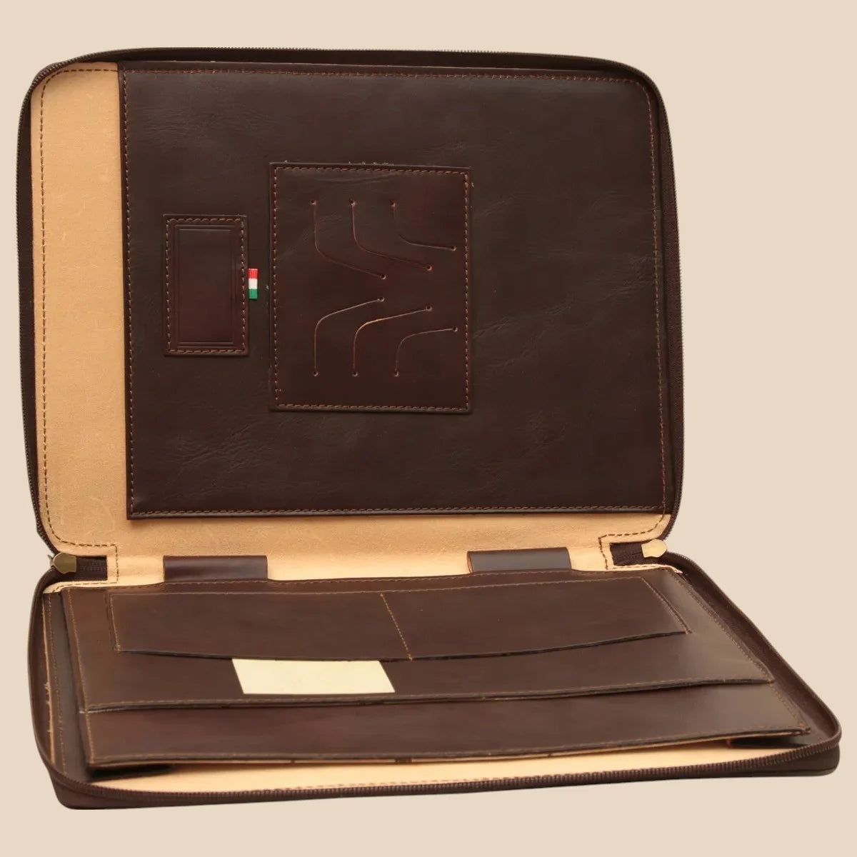 Cowhide Leather Portfolio - Image 1 | Bufalo d'Oro