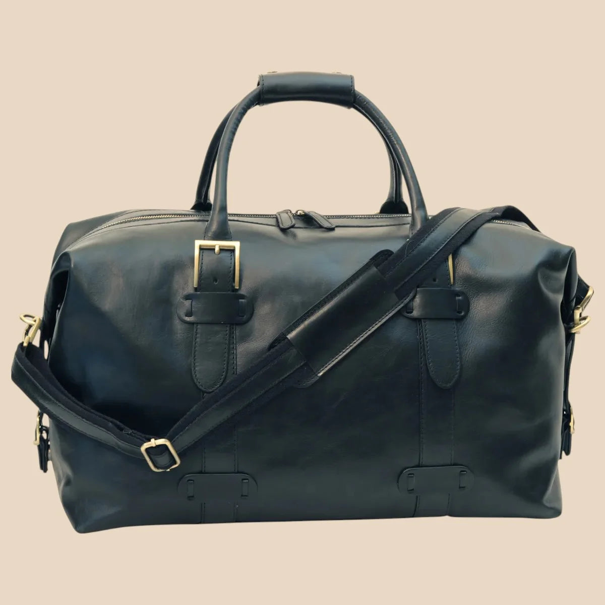 Cowhide Leather Travel Bag - Image 6 | Bufalo d'Oro