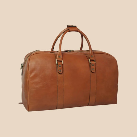 Large Full-Grain Leather Travel Bag - Image 1 | Bufalo d'Oro