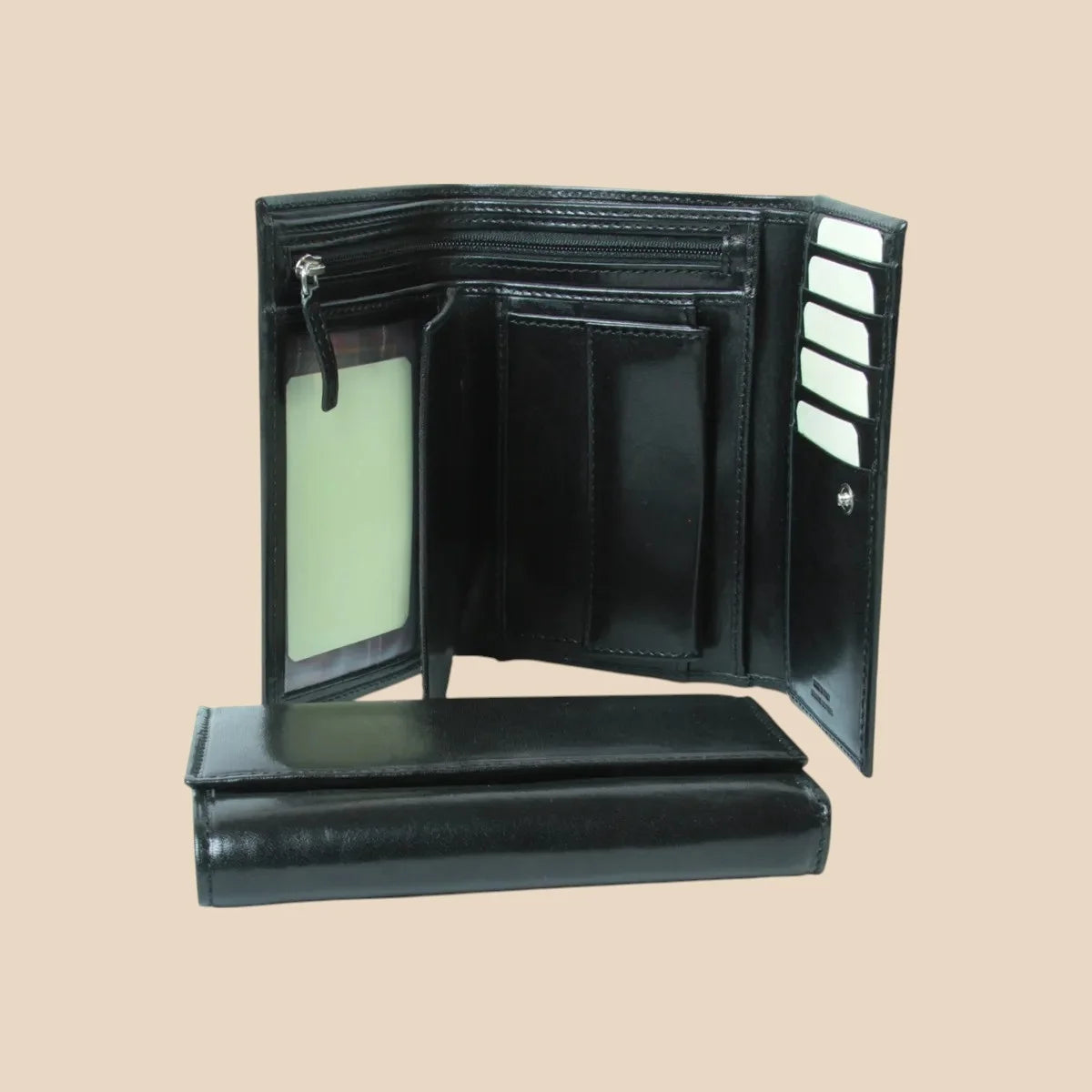 Leather Wallet For Woman With Rfid - Image 5 | Bufalo d'Oro