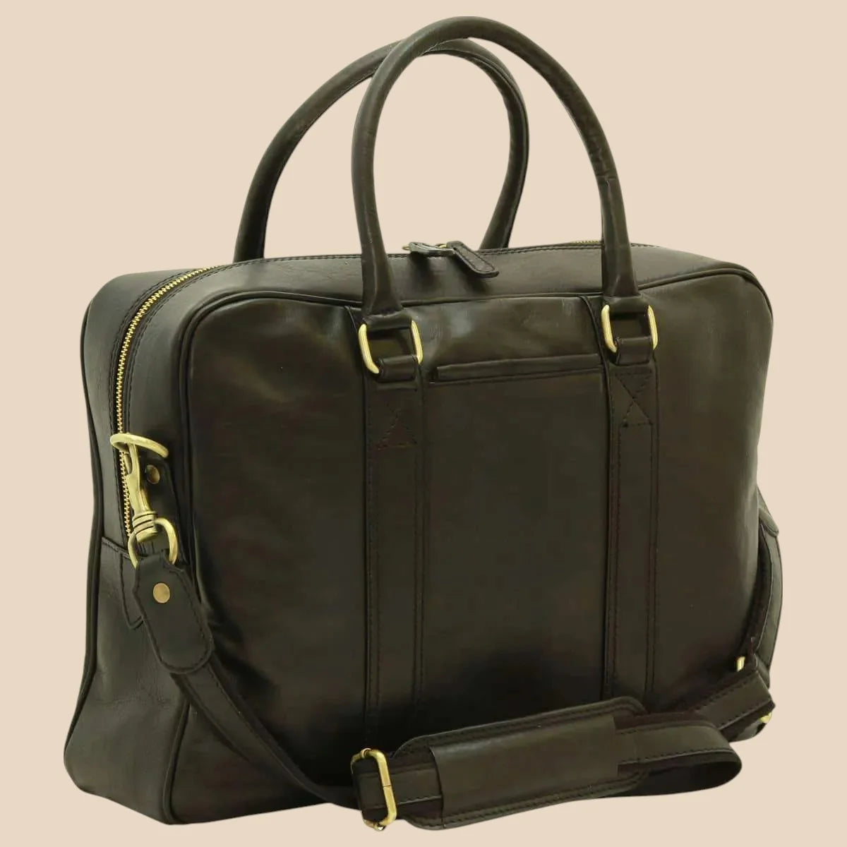 Soft Calfskin Leather Briefcase - Image 26 | Bufalo d'Oro
