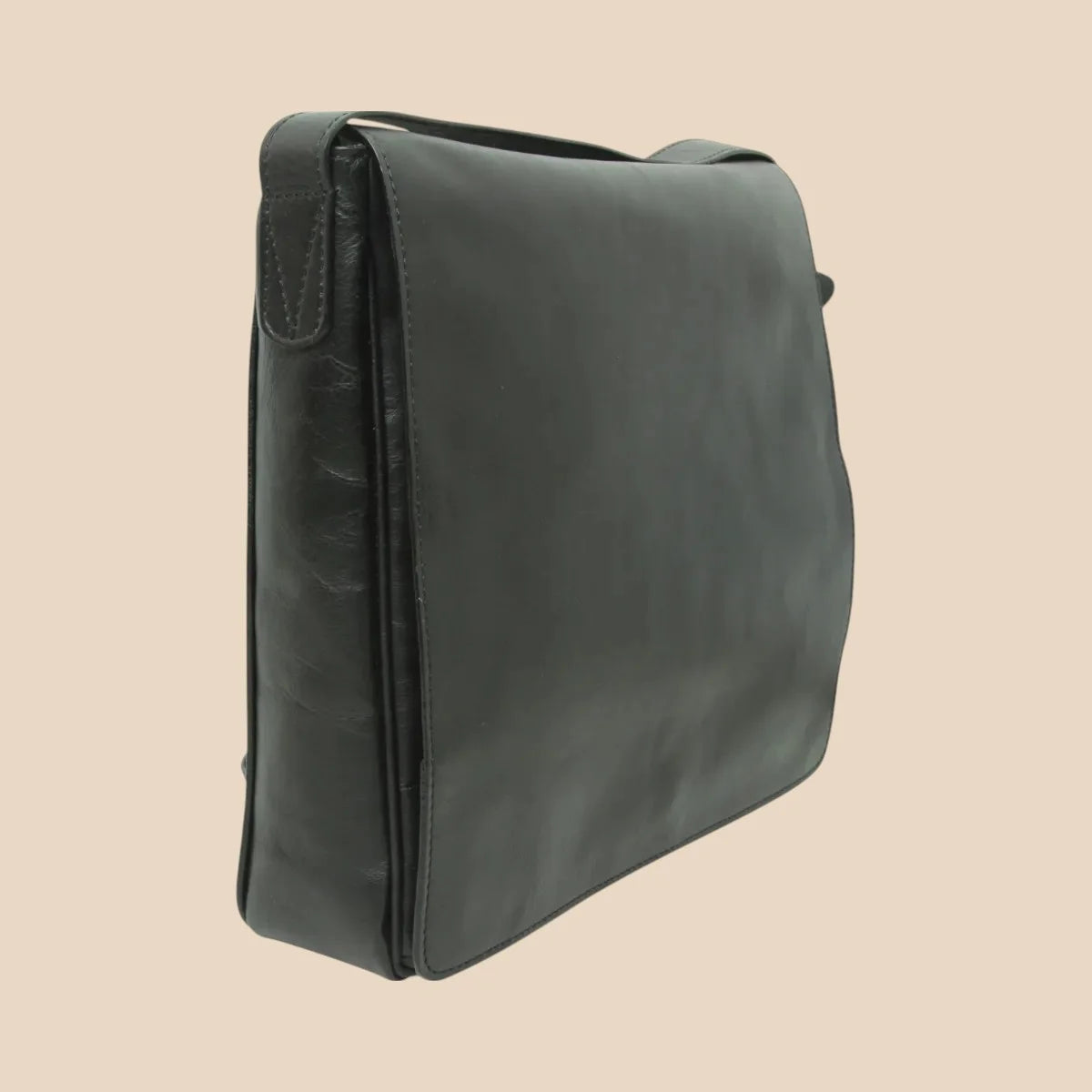 Full-Grain Leather Messenger - Image 4 | Bufalo d'Oro