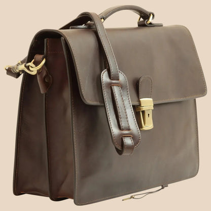 Leather Laptop Briefcase - Image 13 | Bufalo d'Oro
