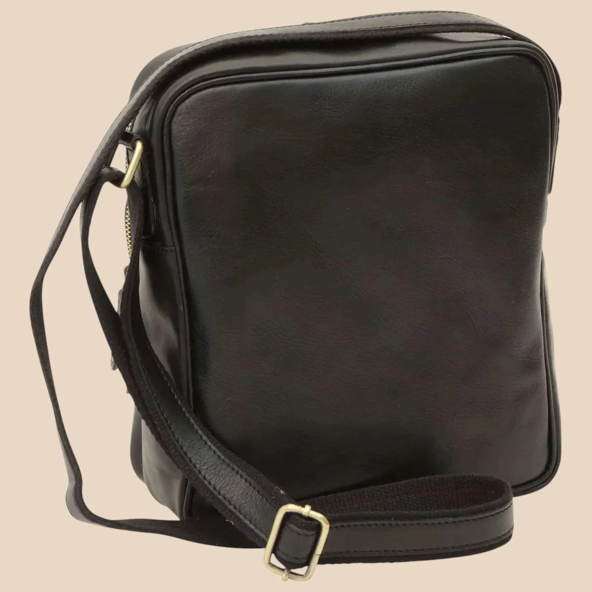 Small Leather Bag With Zip Closures - Image 8 | Bufalo d'Oro