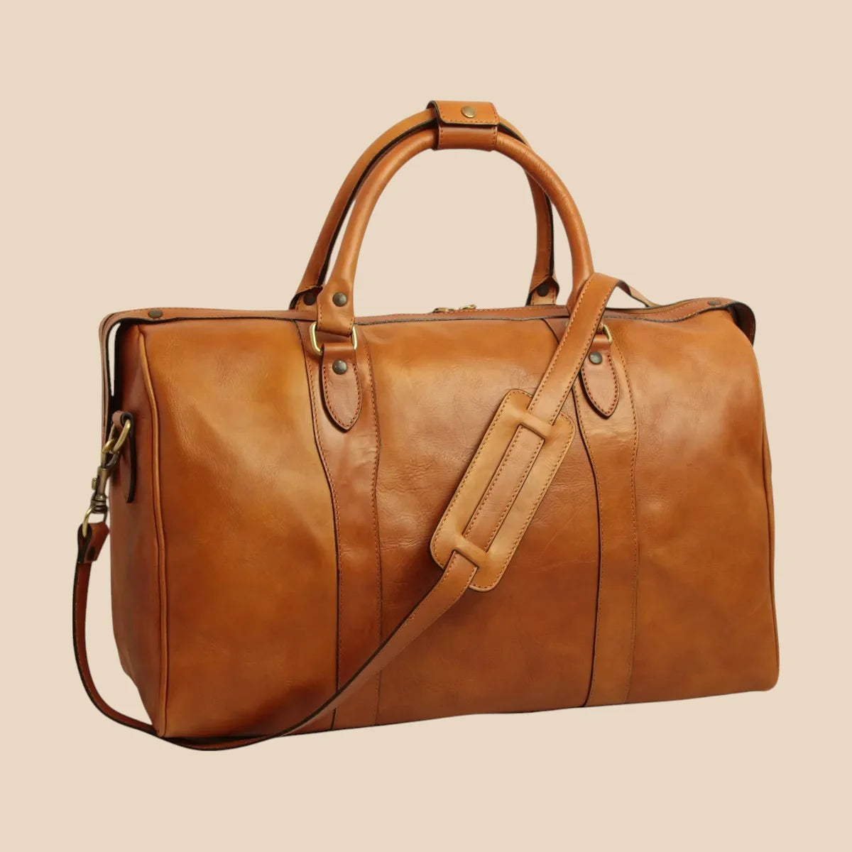 Travel Bag With Shoulder Strap - Image 6 | Bufalo d'Oro