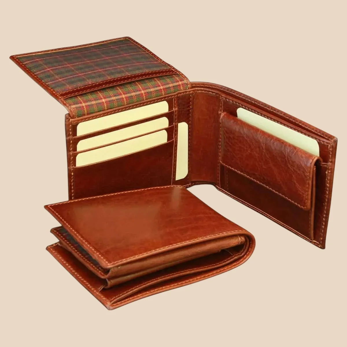 Leather Bifold Wallet With Coin Pocket - Image 3 | Bufalo d'Oro
