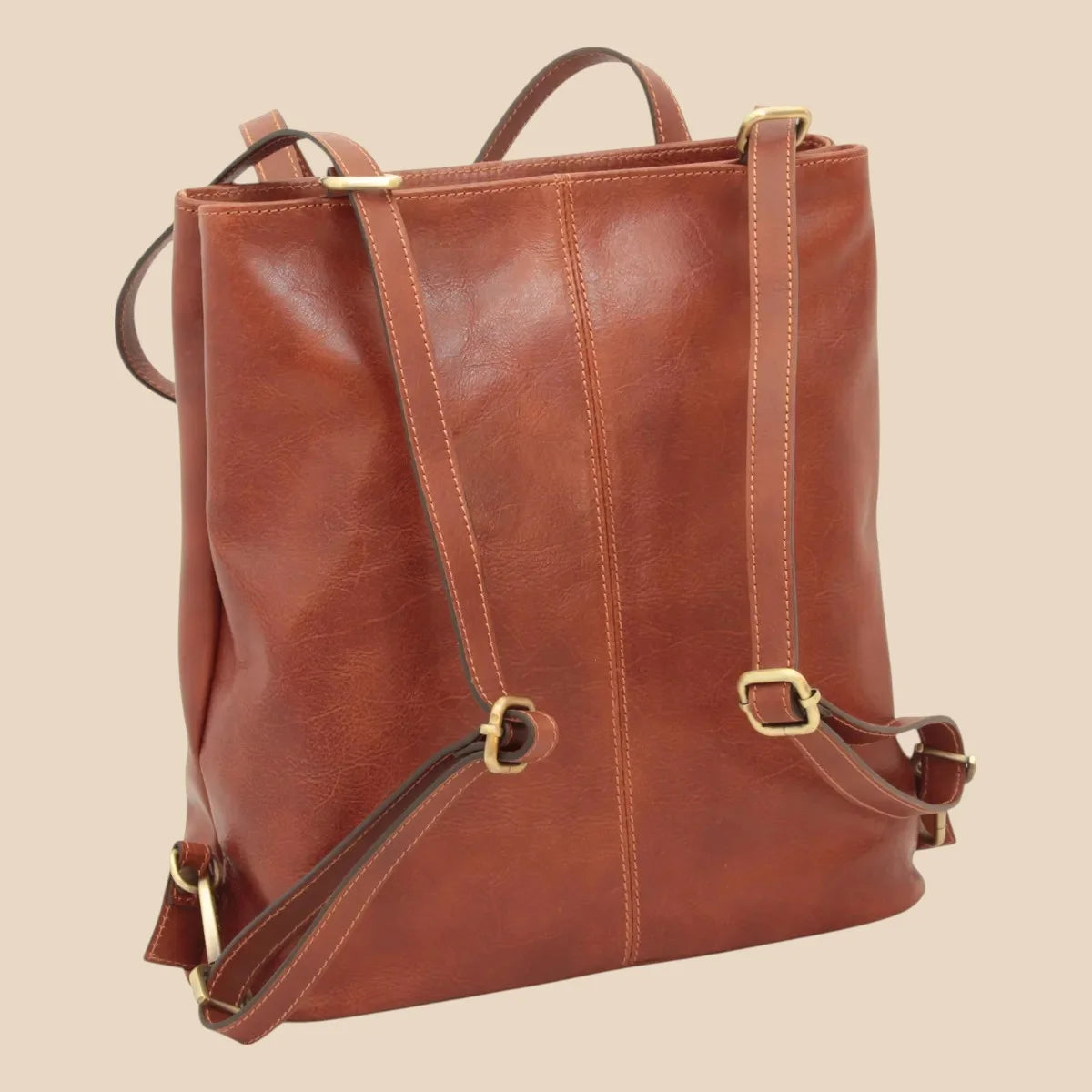 Leather Backpack Shoulder - Image 5 | Bufalo d'Oro