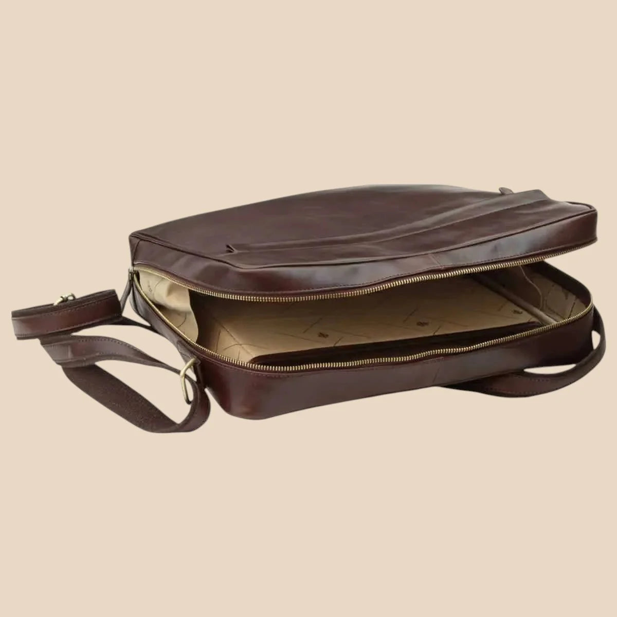 Vachetta Leather Messenger - Image 18 | Bufalo d'Oro