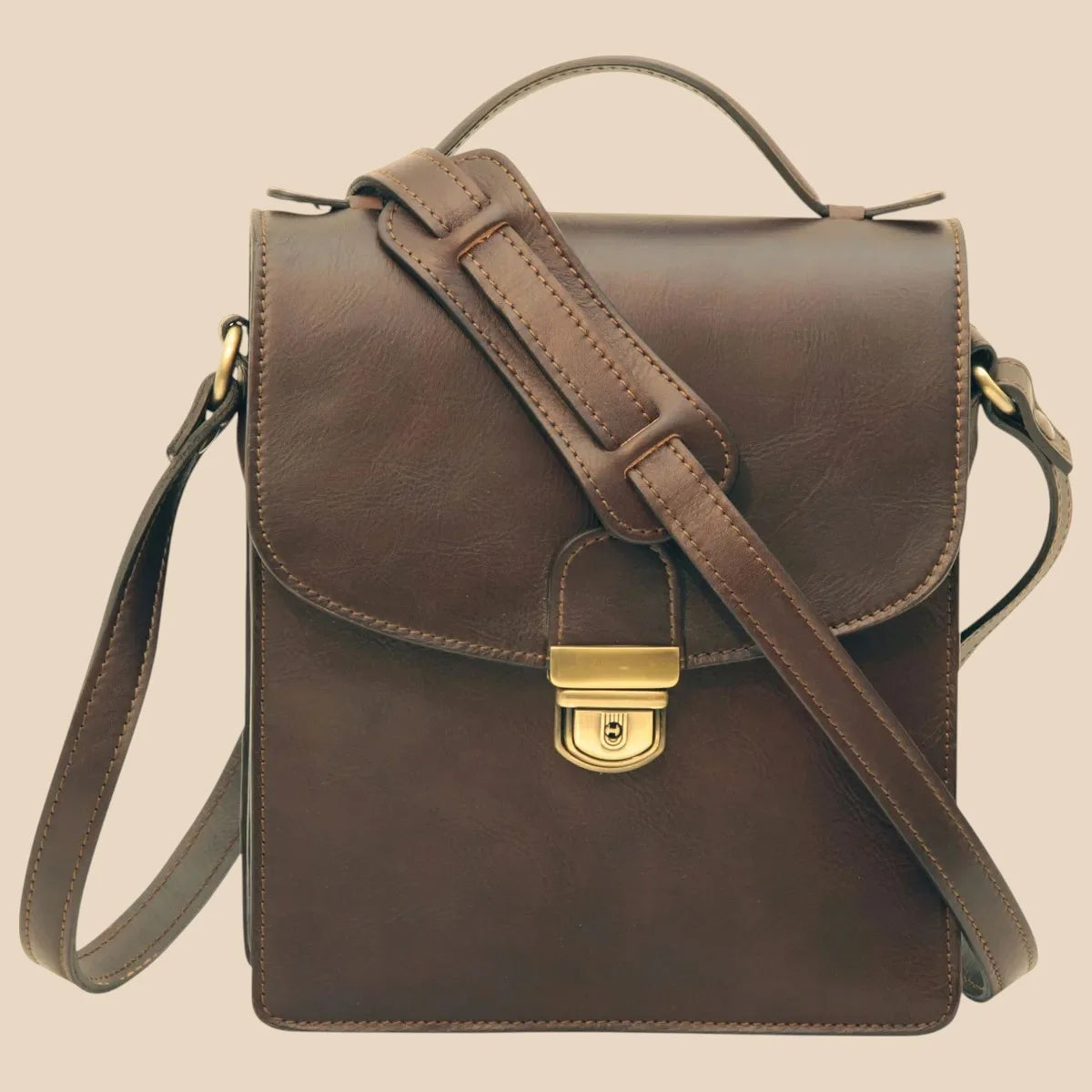 Classica II Leather Satchel - Image 13 | Bufalo d'Oro