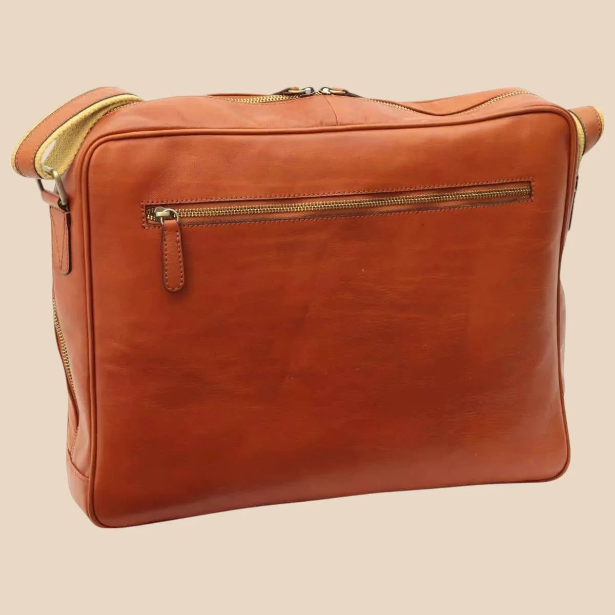 Vachetta Leather Messenger - Image 22 | Bufalo d'Oro