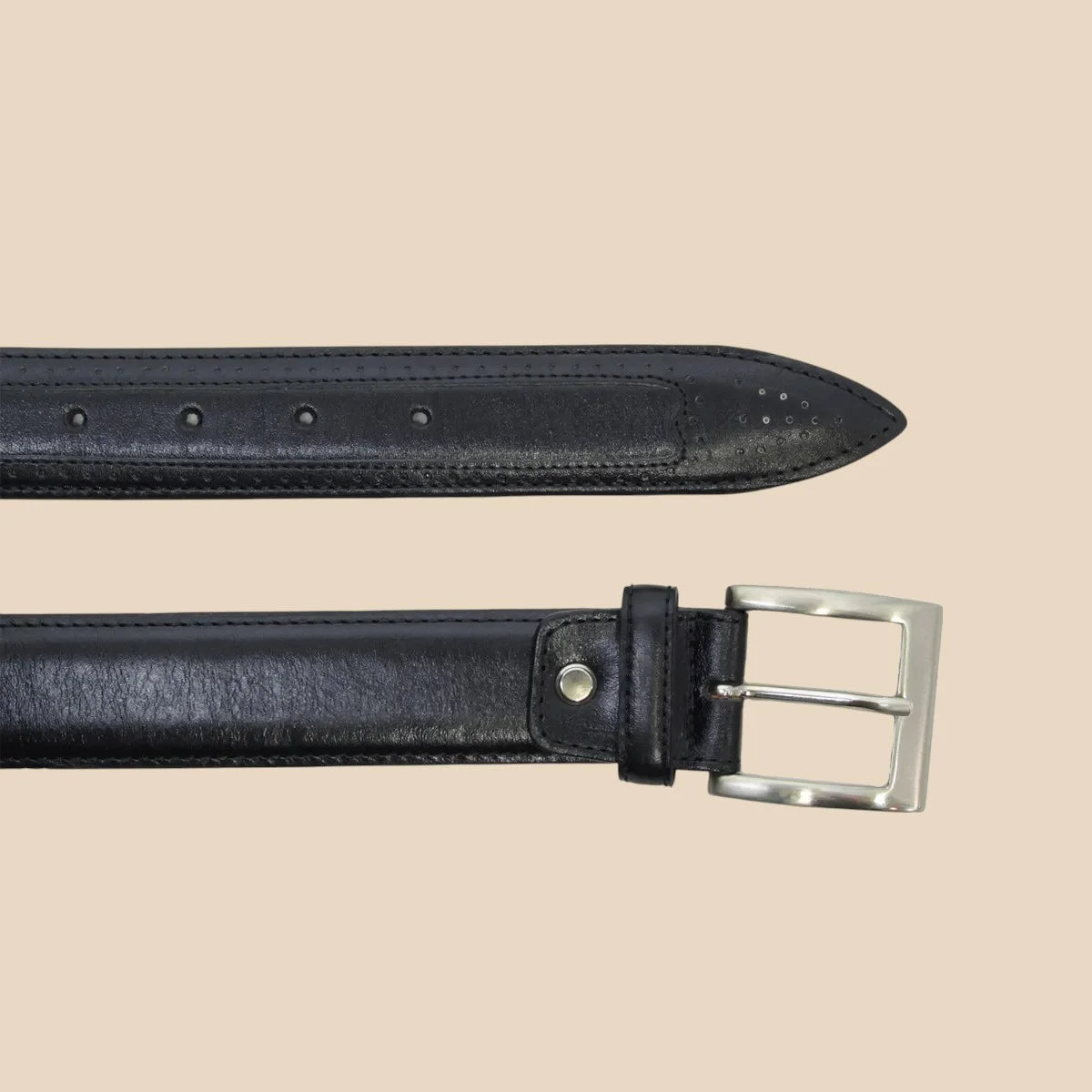 Leather Belt Wide 1,38" - Image 7 | Bufalo d'Oro