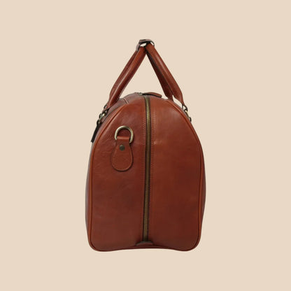 Large Full-Grain Leather Travel Bag - Image 15 | Bufalo d'Oro
