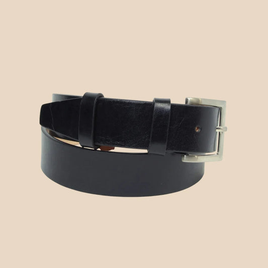 Leather Flat Belt - Image 1 | Bufalo d'Oro