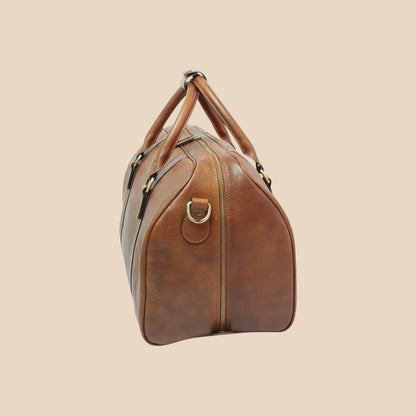 Full-Grain Leather Travel Bag - Image 15 | Bufalo d'Oro