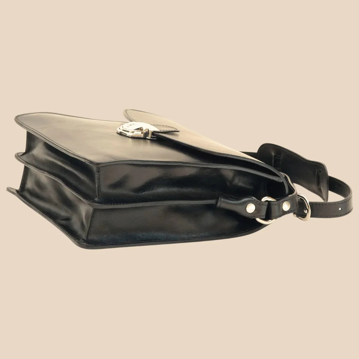 Classica II Leather Satchel - Image 8 | Bufalo d'Oro