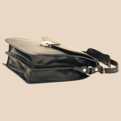 Classica II Leather Satchel - Image 8 | Bufalo d'Oro