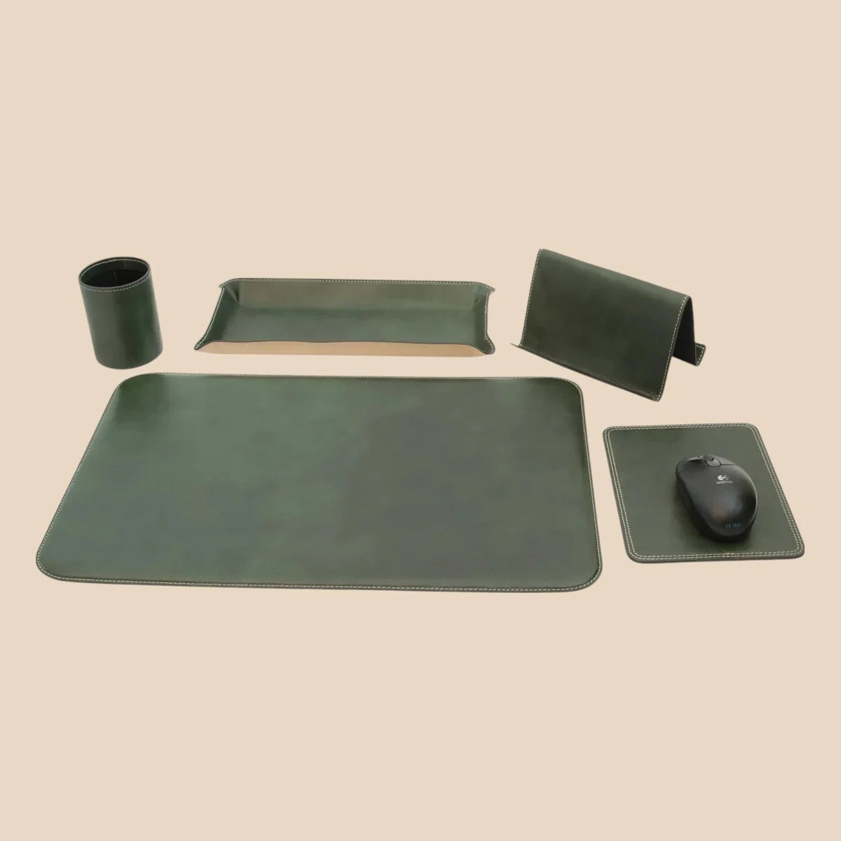 Leather Desk Kit - 5 Pcs - Image 2 | Bufalo d'Oro