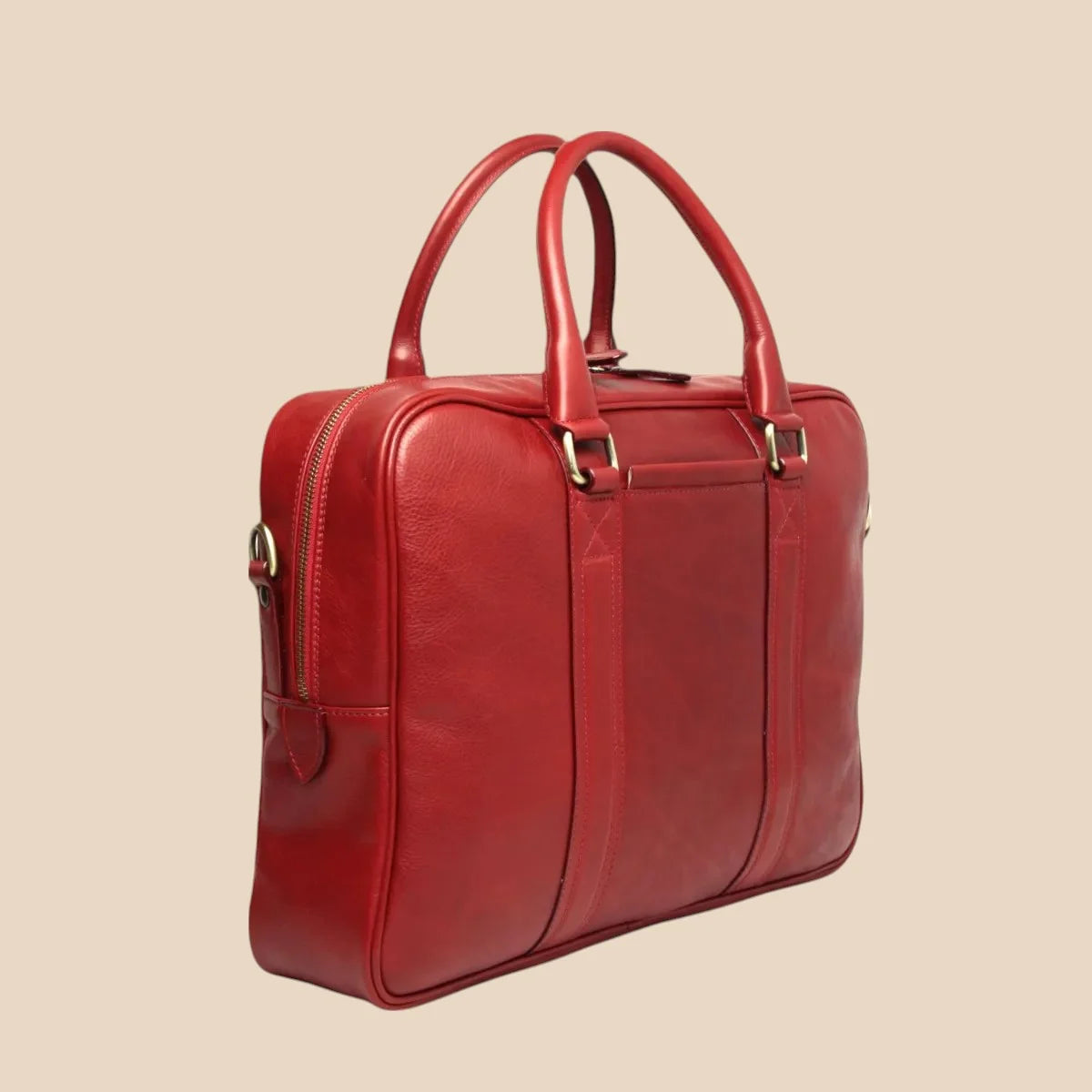 Soft Calfskin Leather Briefcase - Image 23 | Bufalo d'Oro