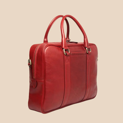 Soft Calfskin Leather Briefcase - Image 23 | Bufalo d'Oro