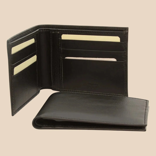 Leather Bifold Wallet with RFID - Image 1 | Bufalo d'Oro