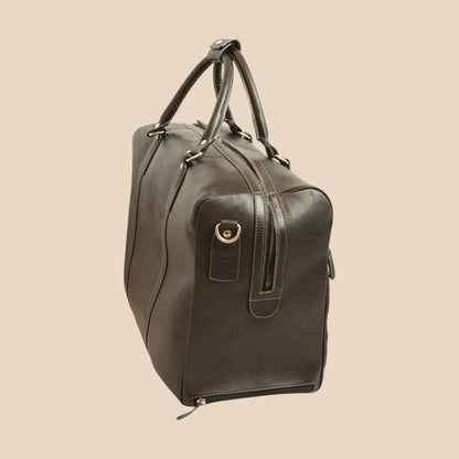 Oiled Calfskin Leather Duffel Bag - Image 23 | Bufalo d'Oro