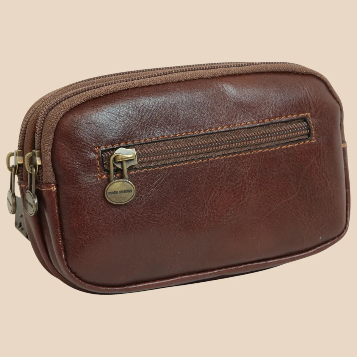 Leather Belt Bag - Image 1 | Bufalo d'Oro