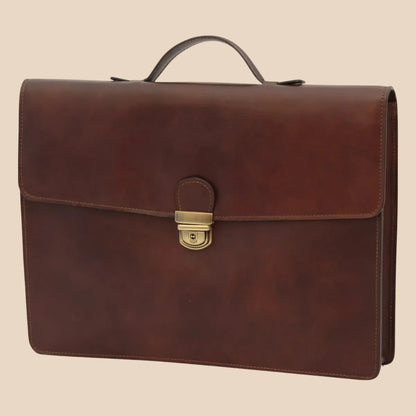 Business Leather Briefcase Colonial - Image 9 | Bufalo d'Oro