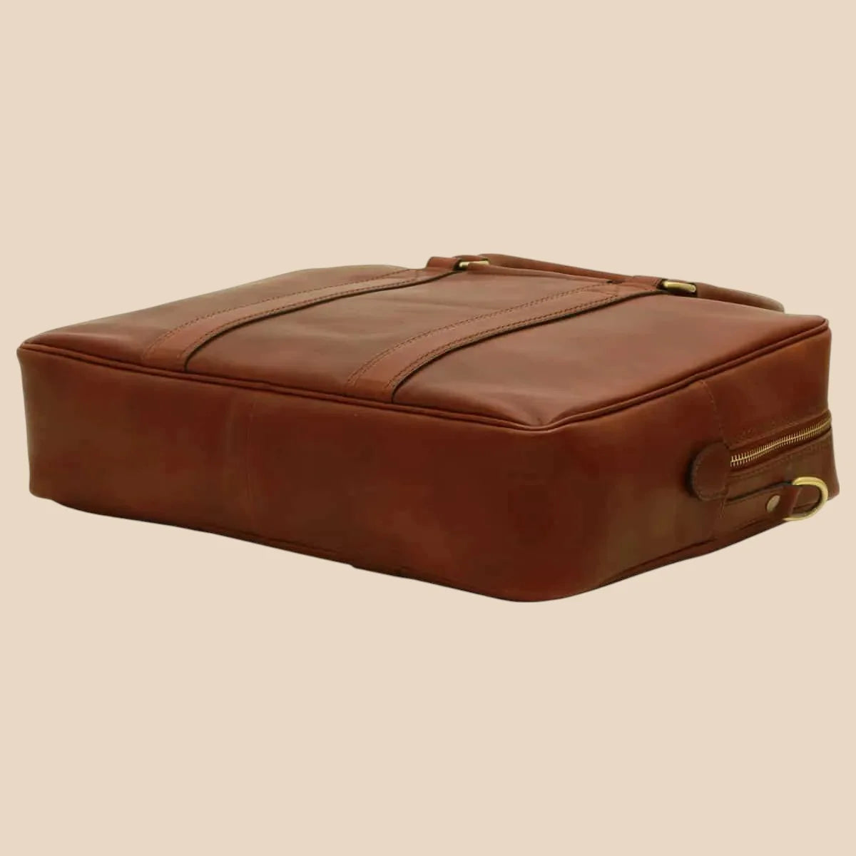 Soft Calfskin Leather Briefcase - Image 21 | Bufalo d'Oro