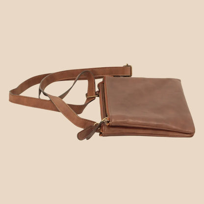 Full-Grain Calfskin Shoulder Bag - Image 10 | Bufalo d'Oro
