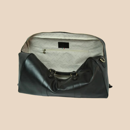 Large Full-Grain Leather Travel Bag - Image 24 | Bufalo d'Oro