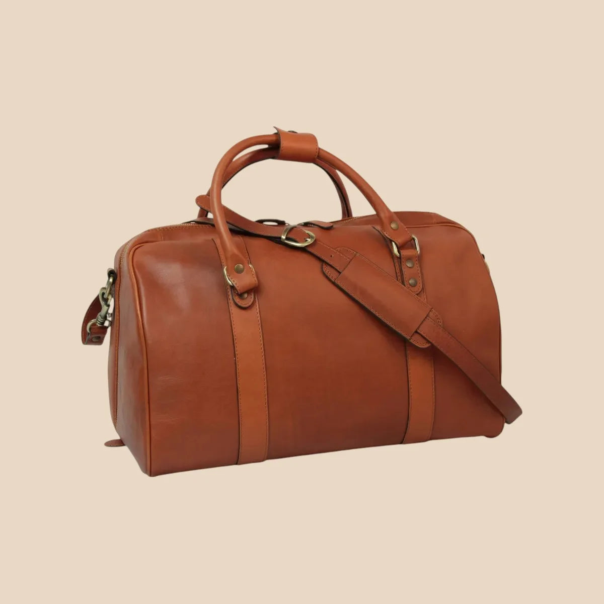 Full-Grain Leather Travel Bag - Image 1 | Bufalo d'Oro