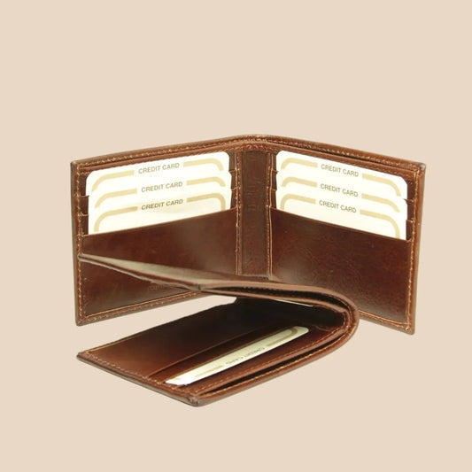 Leather Bifold Wallet With RFID - Image 1 | Bufalo d'Oro