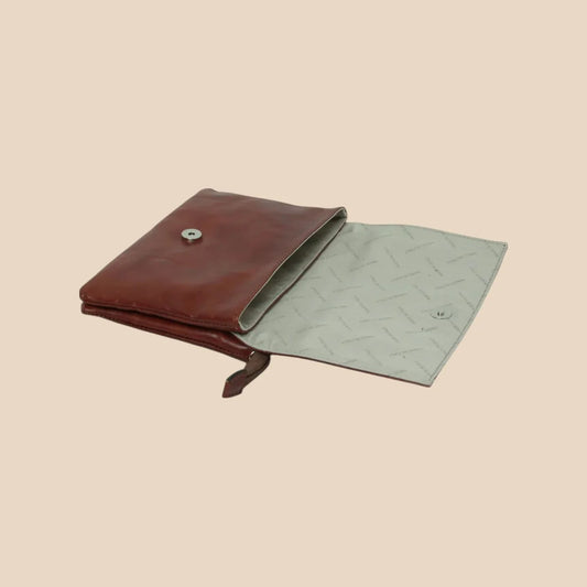 Full Grain Leather Shoulder Bag - Image 2 | Bufalo d'Oro