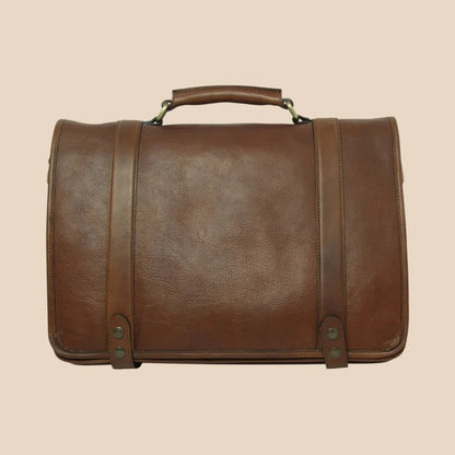 Calfskin Nappa Leather Briefcase - Image 31 | Bufalo d'Oro