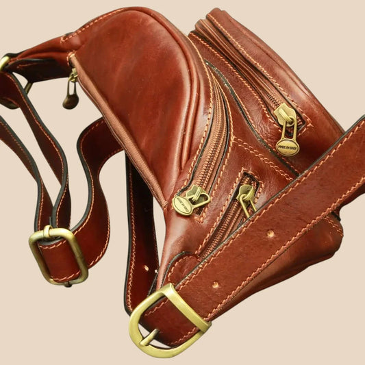 Leather Fanny Pack - Image 1 | Bufalo d'Oro