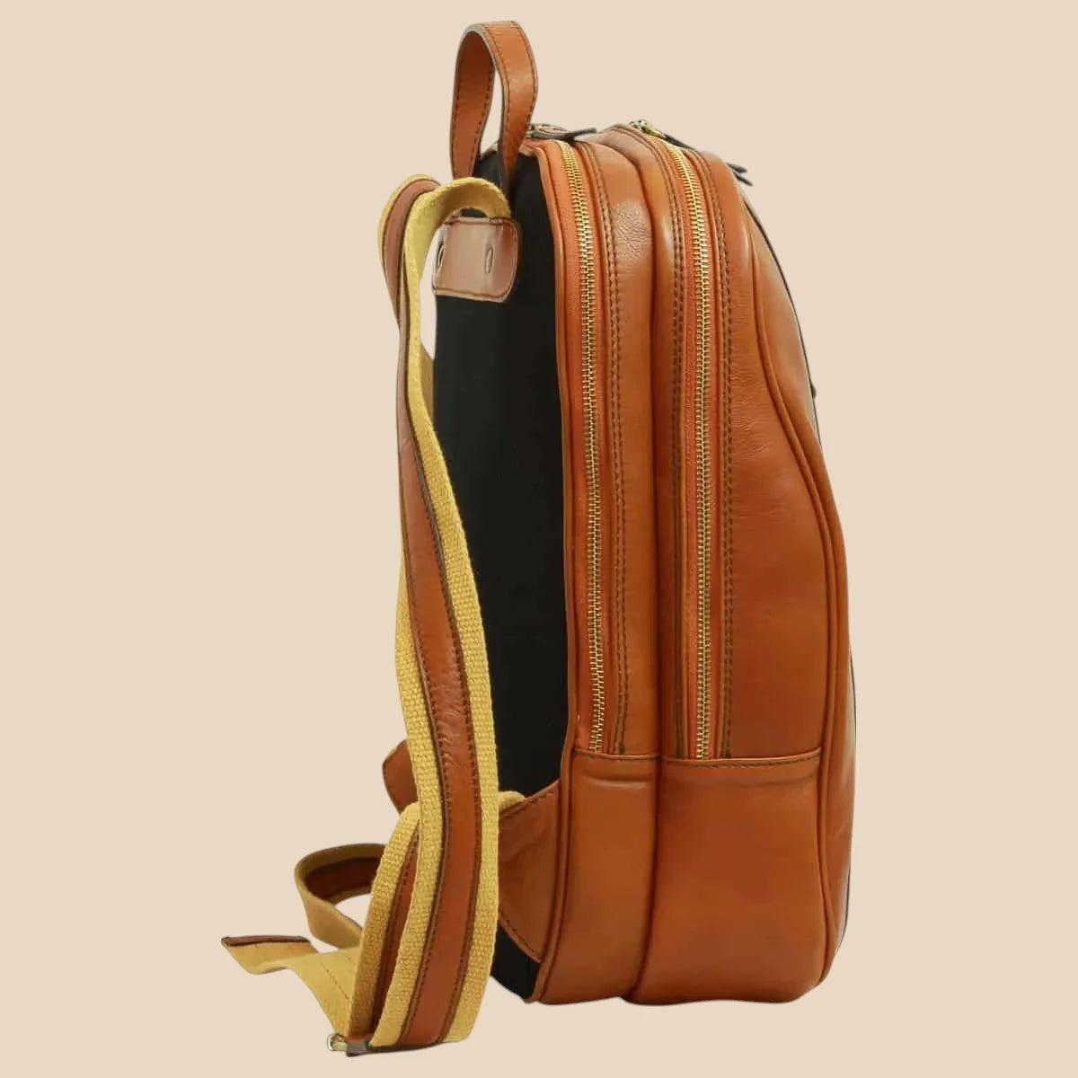 Soft Calfskin Leather Laptop Backpack - Image 5 | Bufalo d'Oro