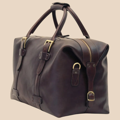 Cowhide Leather Travel Bag - Image 15 | Bufalo d'Oro