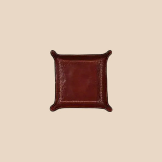 Cowhide Leather Desk Tray - Image 1 | Bufalo d'Oro